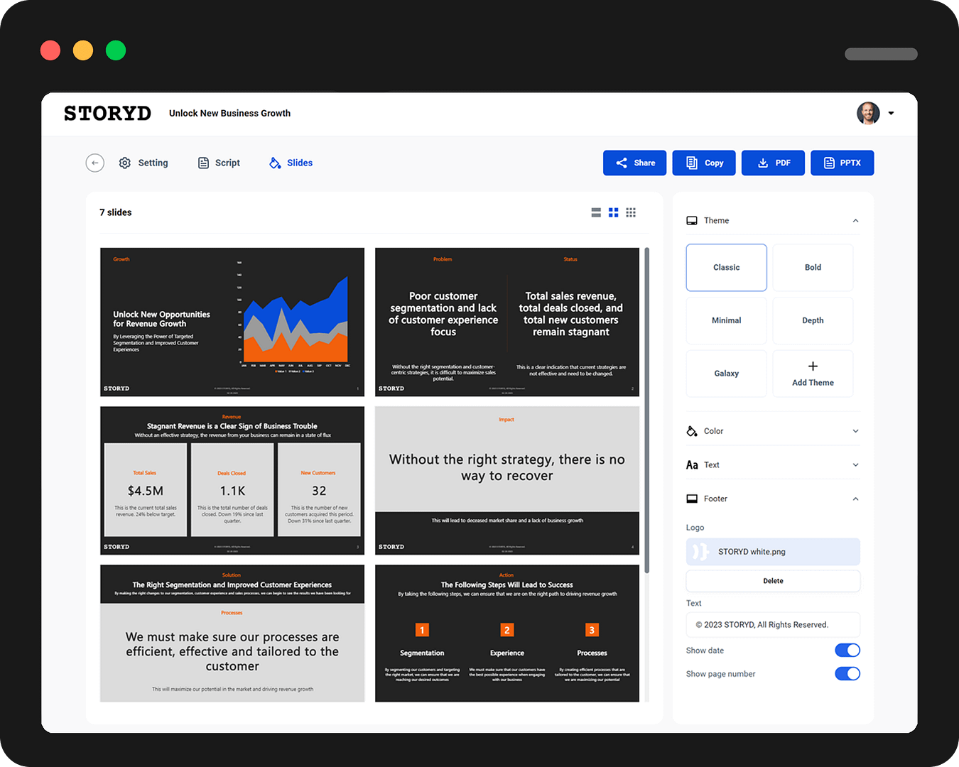 STORYD – The Power of AI in Your Data Presentations  